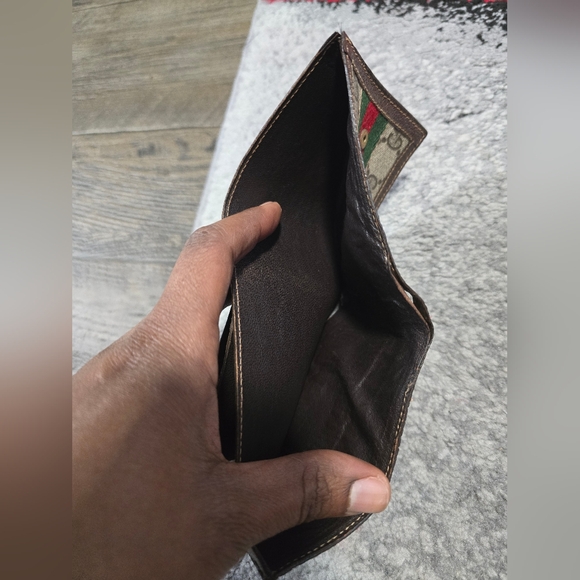 GUCCI Vintage Sherry Line Mens Wallet - Picture 8 of 12